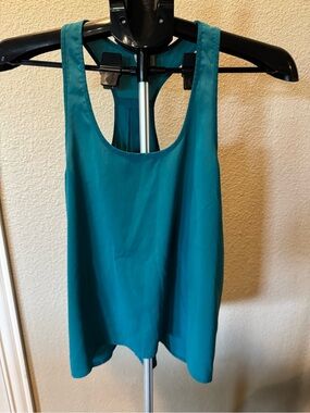 Frenchi Teal Racerback Tank Top for Women XS